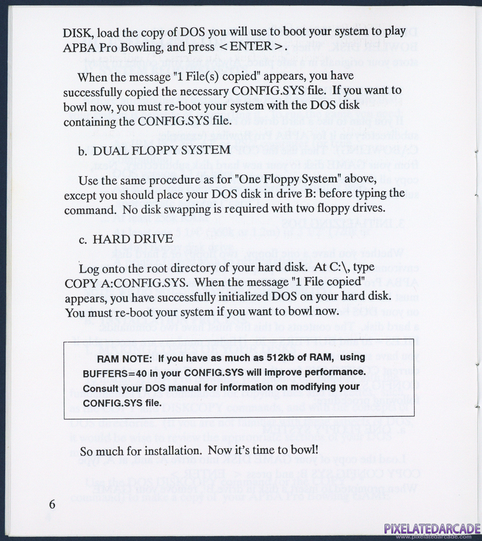 APBA Pro Bowling: Instruction Manual - Page 13