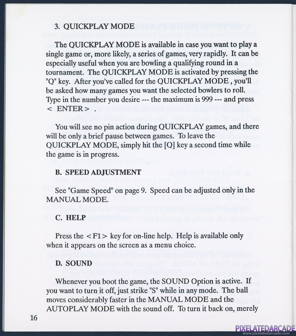 APBA Pro Bowling: Instruction Manual - Page 23