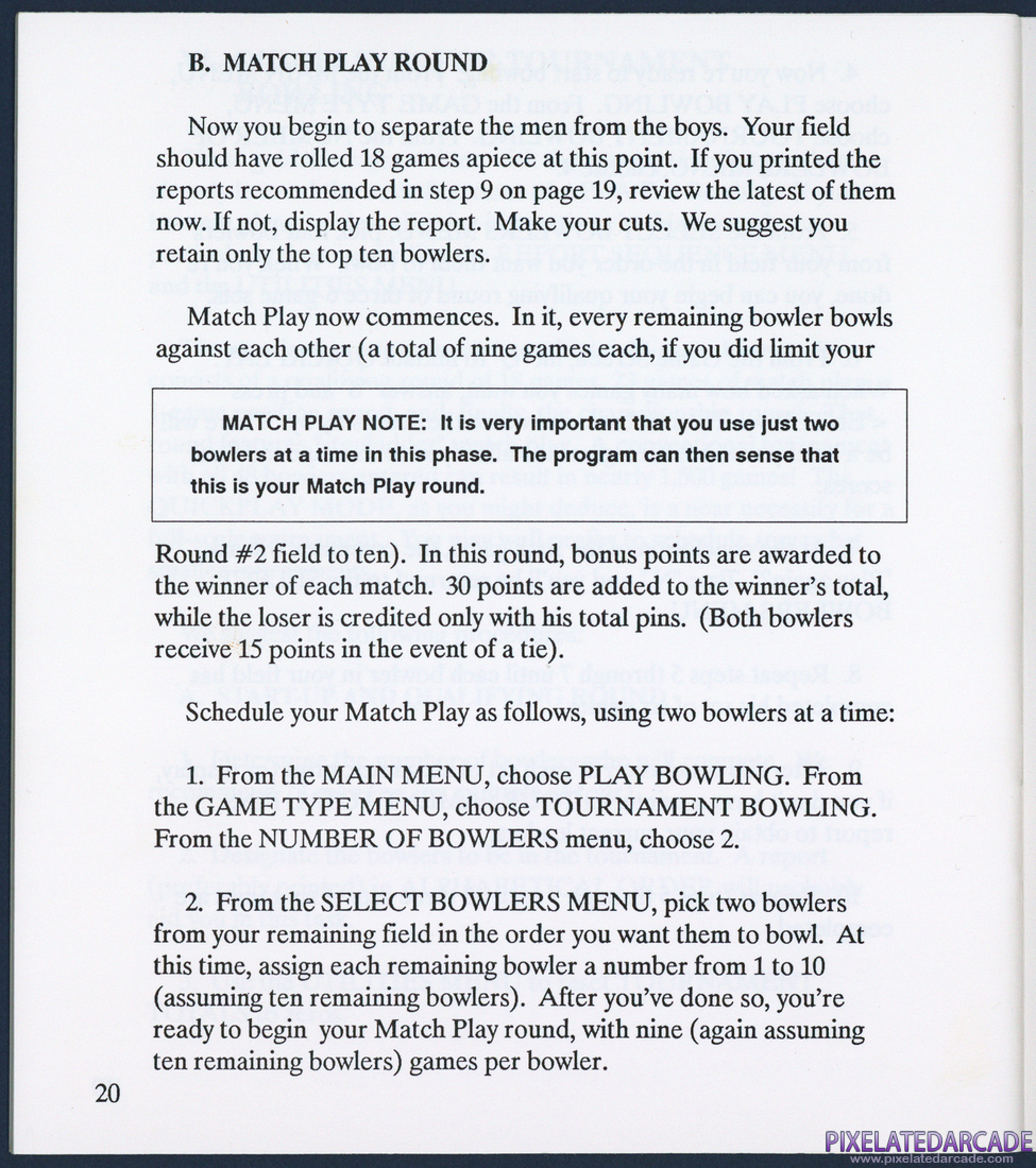 APBA Pro Bowling: Instruction Manual - Page 27