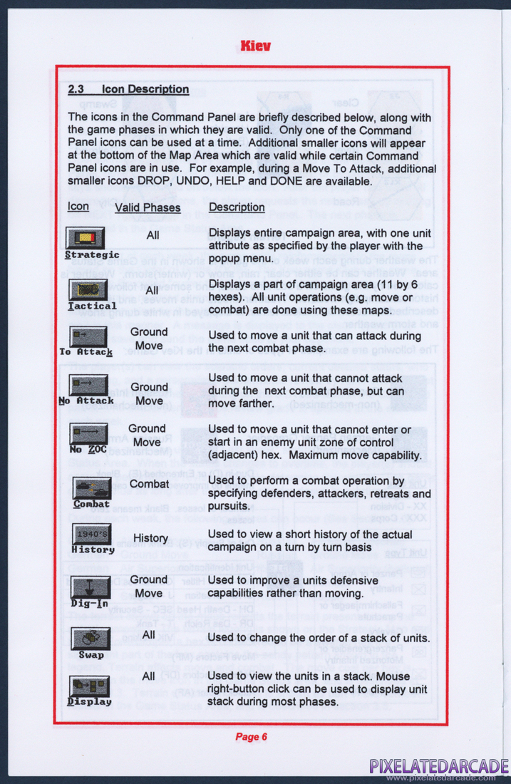 Kiev: Reference Manual - Page 6