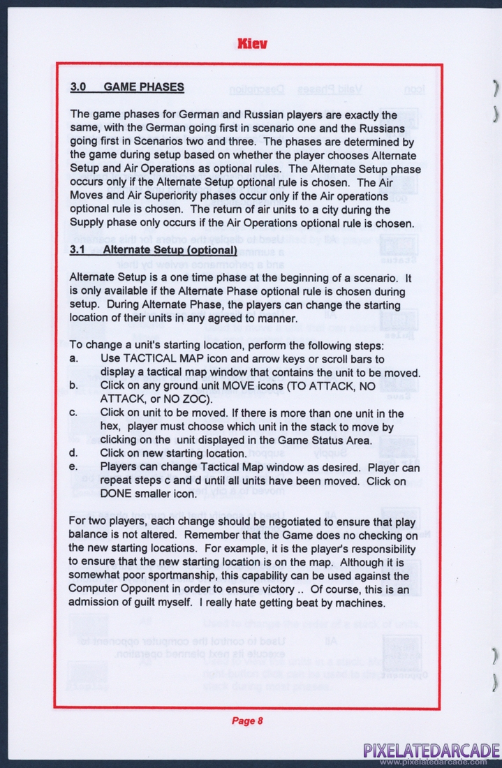 Kiev: Reference Manual - Page 8