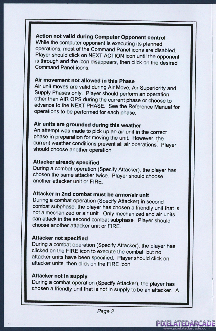 Kiev: Status and Error Messages - Page 2