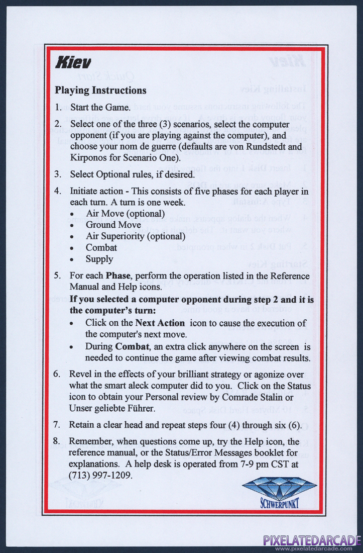 Kiev: Quick Start Guide - Back