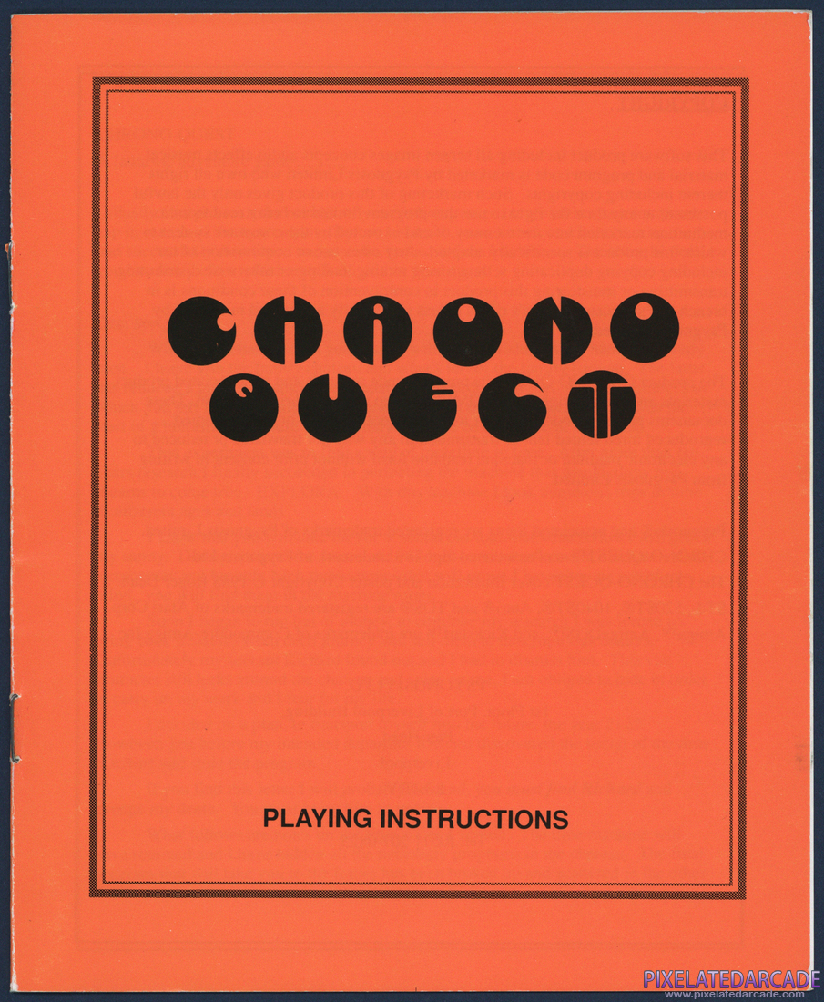 Chrono Quest: Instruction Manual - Page 1