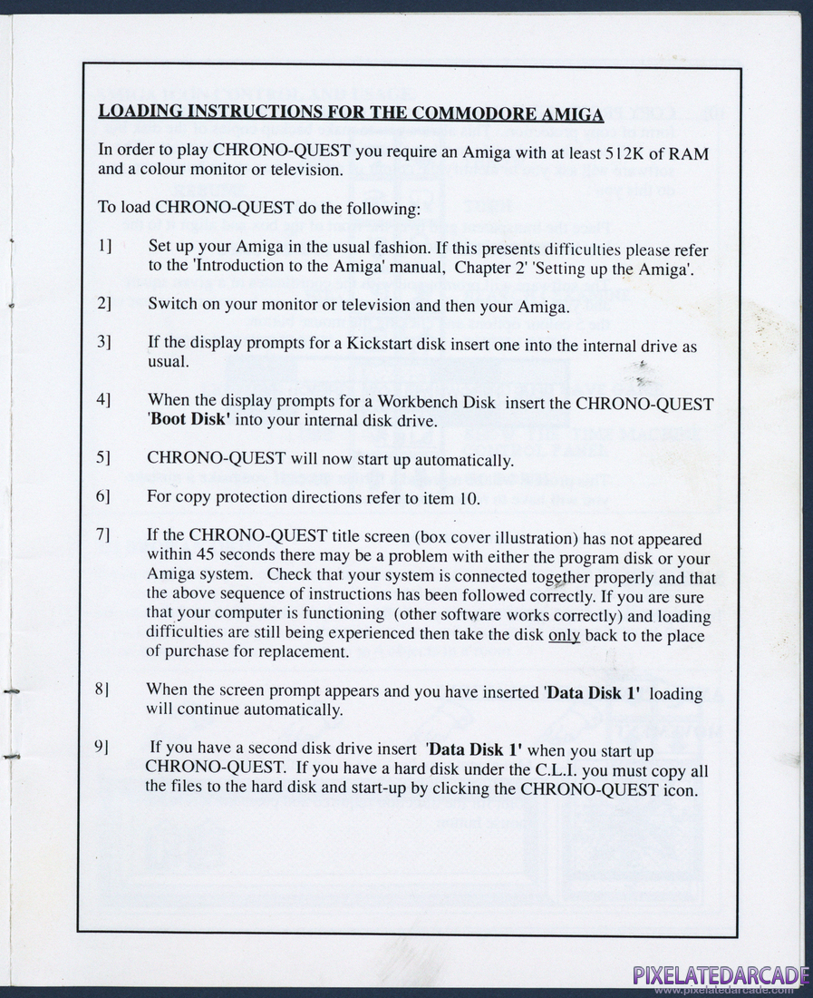 Chrono Quest: Instruction Manual - Page 5