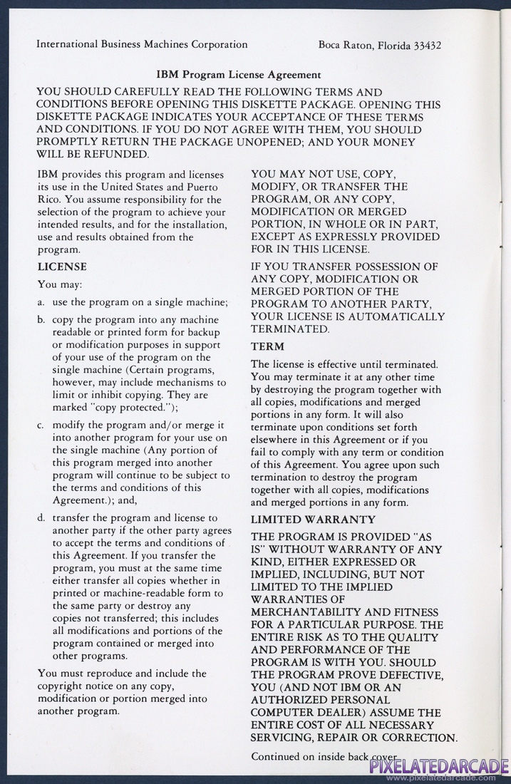 Fact Track: Instruction Manual - License Agreement