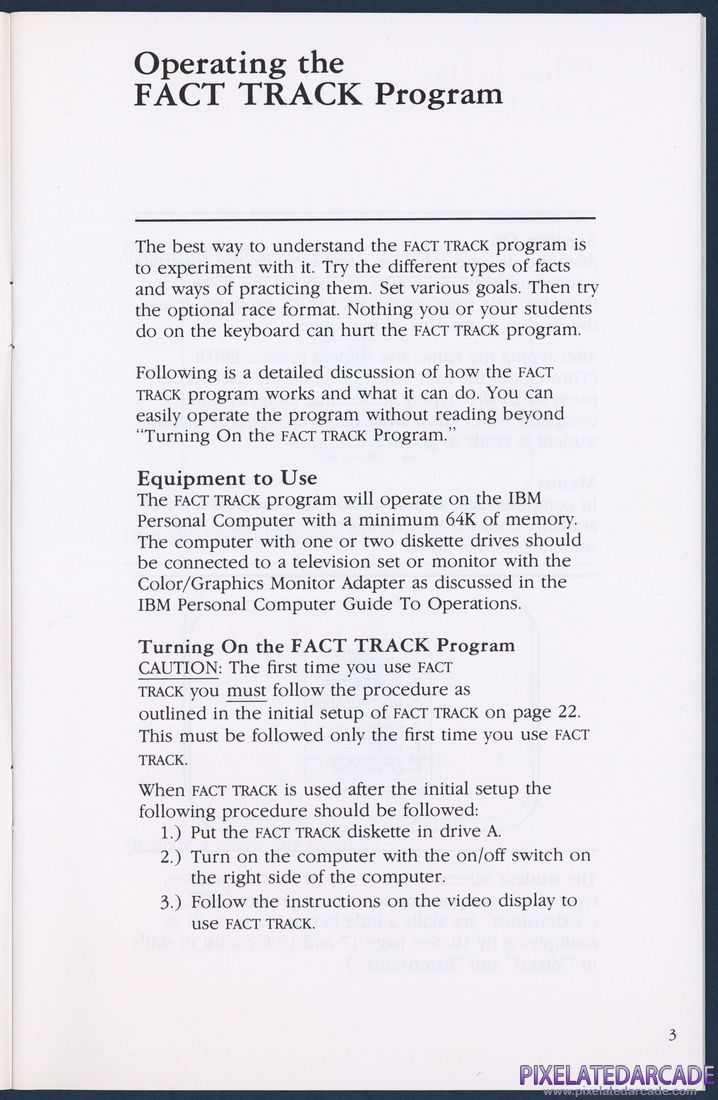 Fact Track: Instruction Manual - Page 3