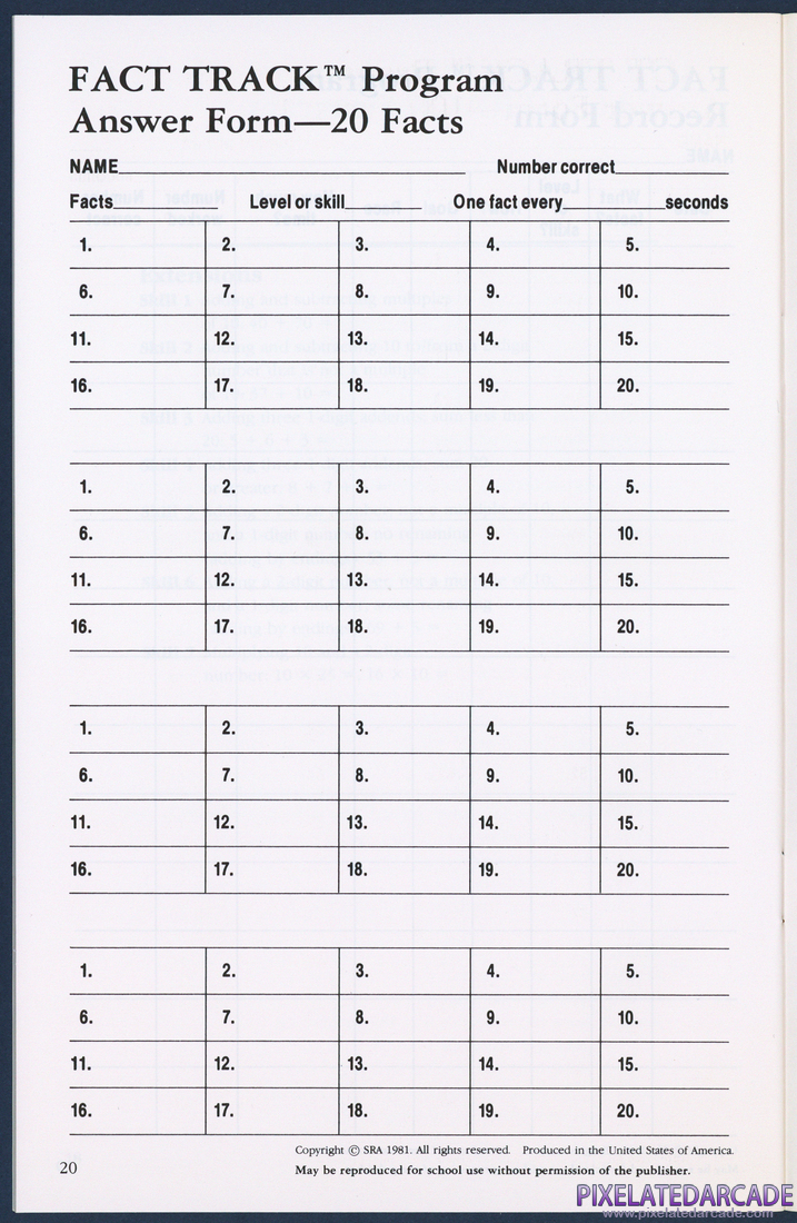 Fact Track: Instruction Manual - Page 20
