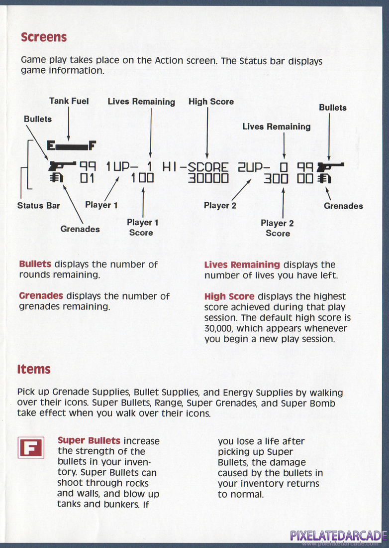 Ikari Warriors: Instruction Manual - Page 4