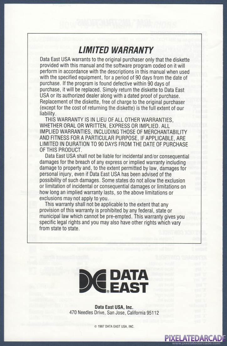 Ikari Warriors: Instruction Manual - Page 4