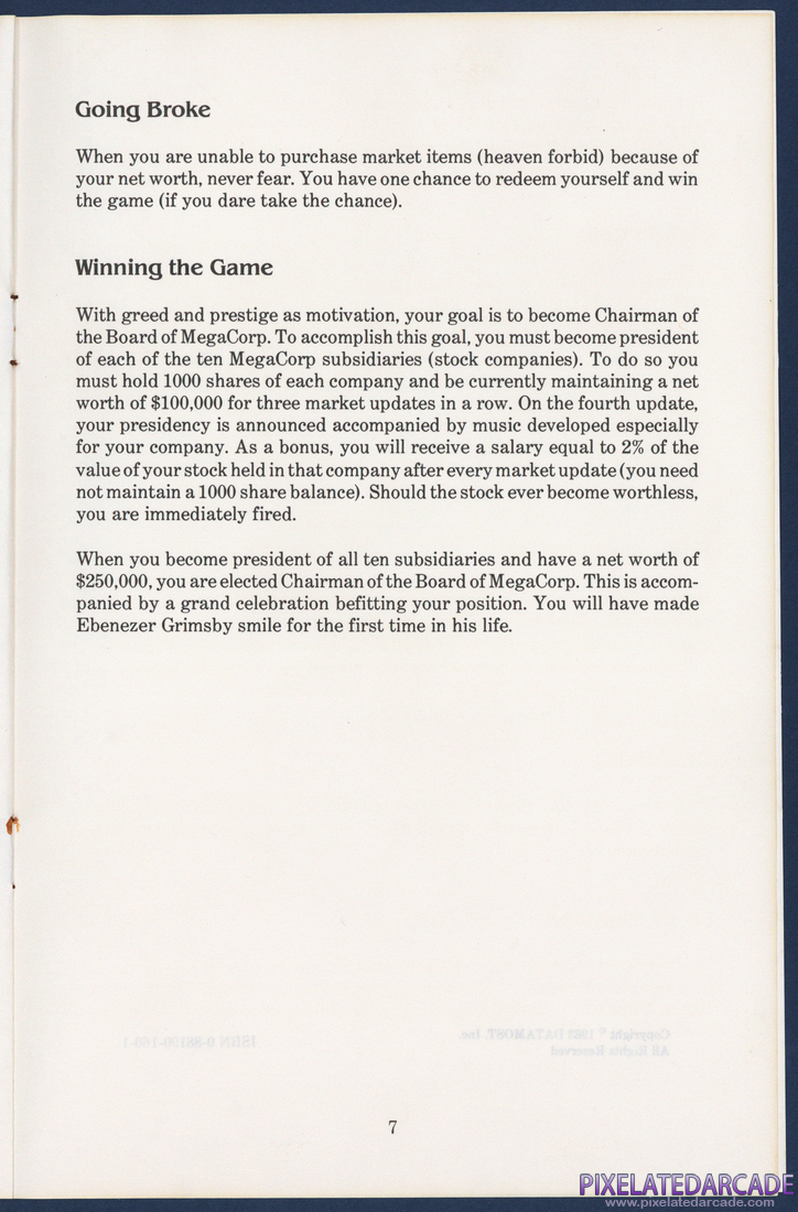 Market Mogul: Instruction Manual - Page 7