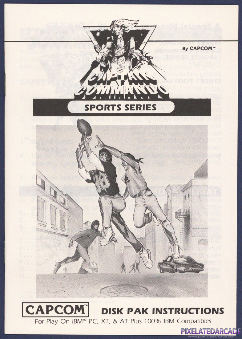 Street Football: Instruction Manual - Page 1