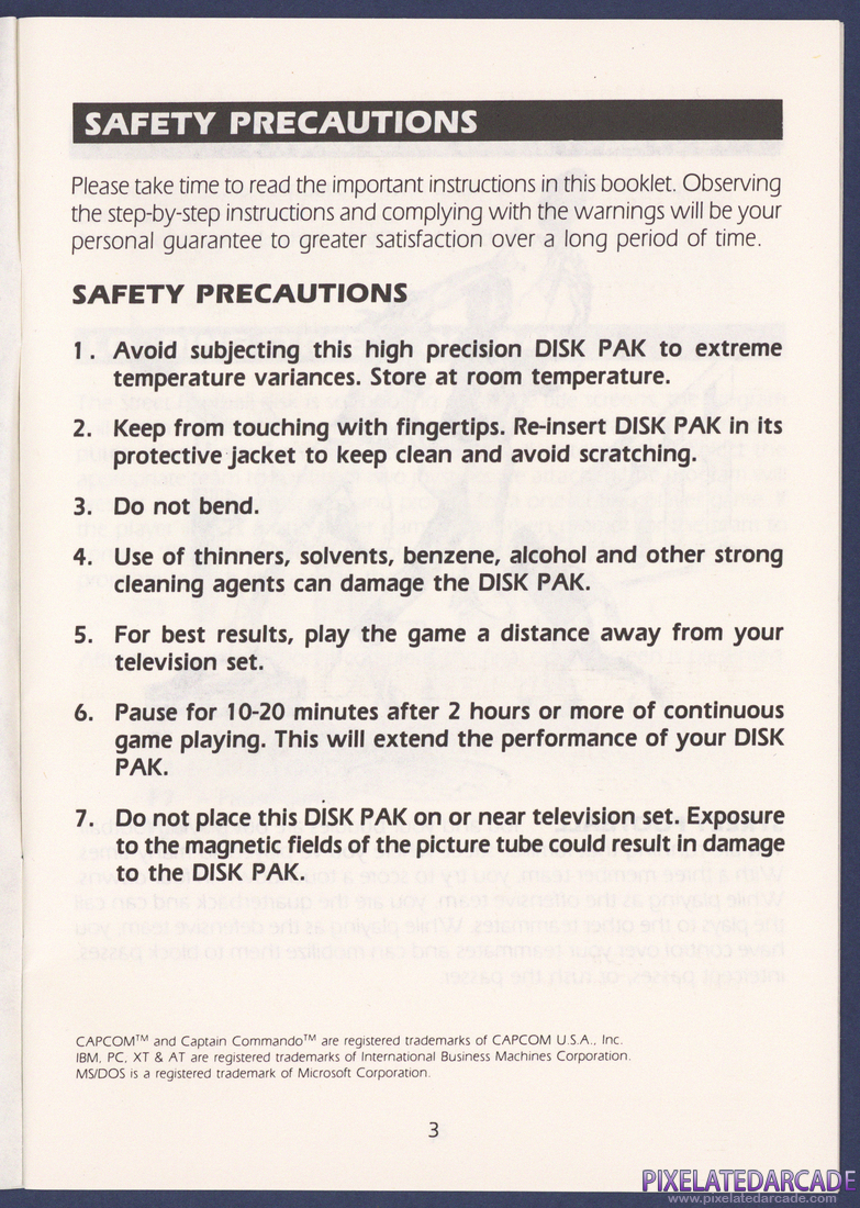 Street Football: Instruction Manual - Page 3