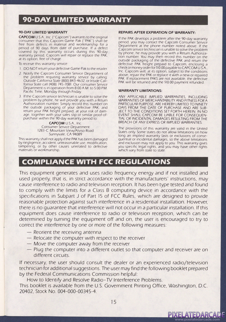 Street Football: Instruction Manual - Page 15