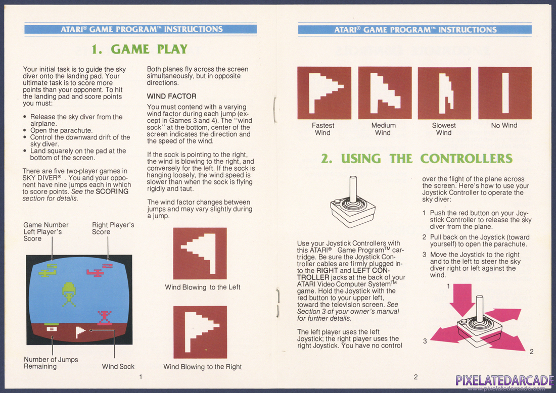 Skydiver: Instruction Manual - Page 3