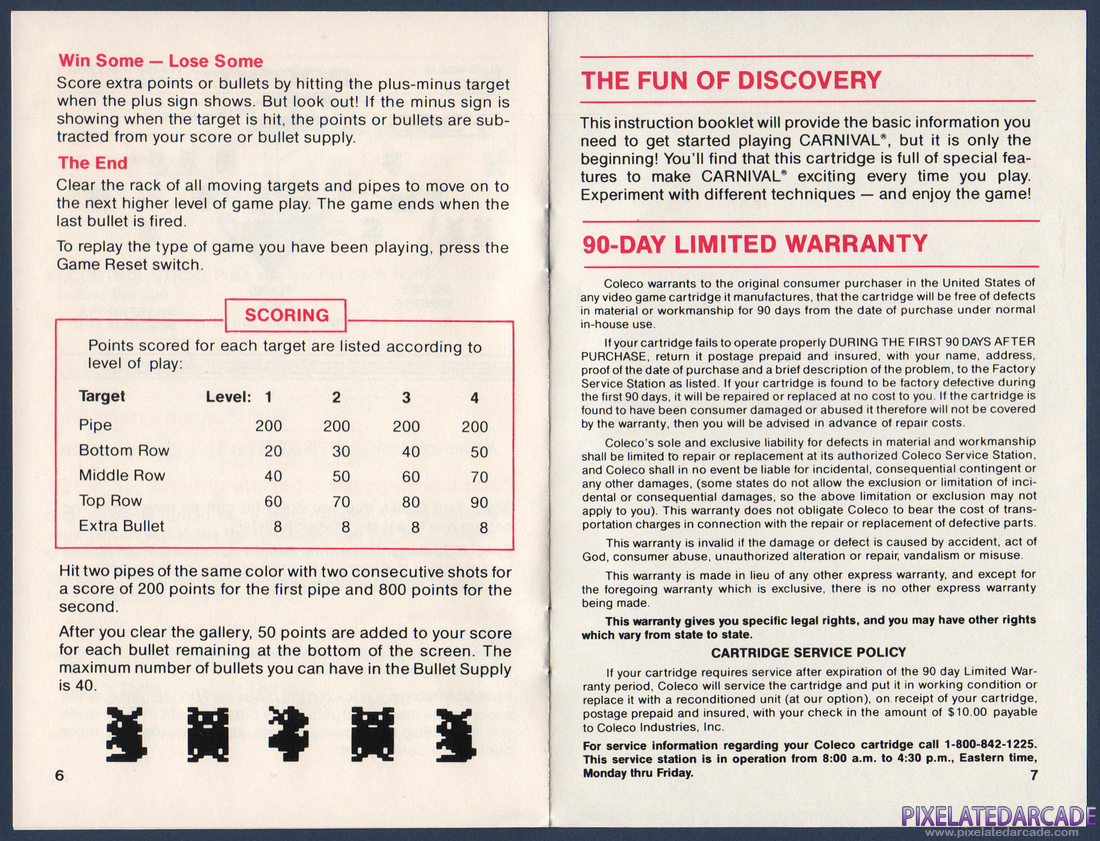 Carnival: Instruction Manual - Page 4
