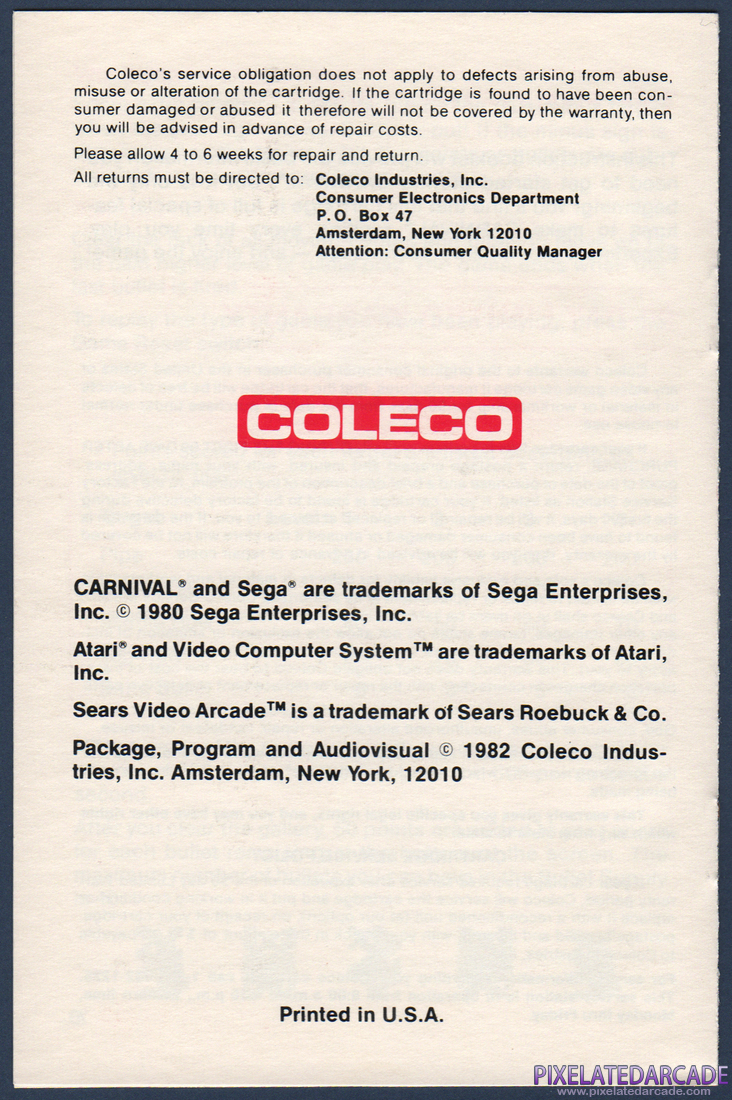Carnival: Instruction Manual - Page 5