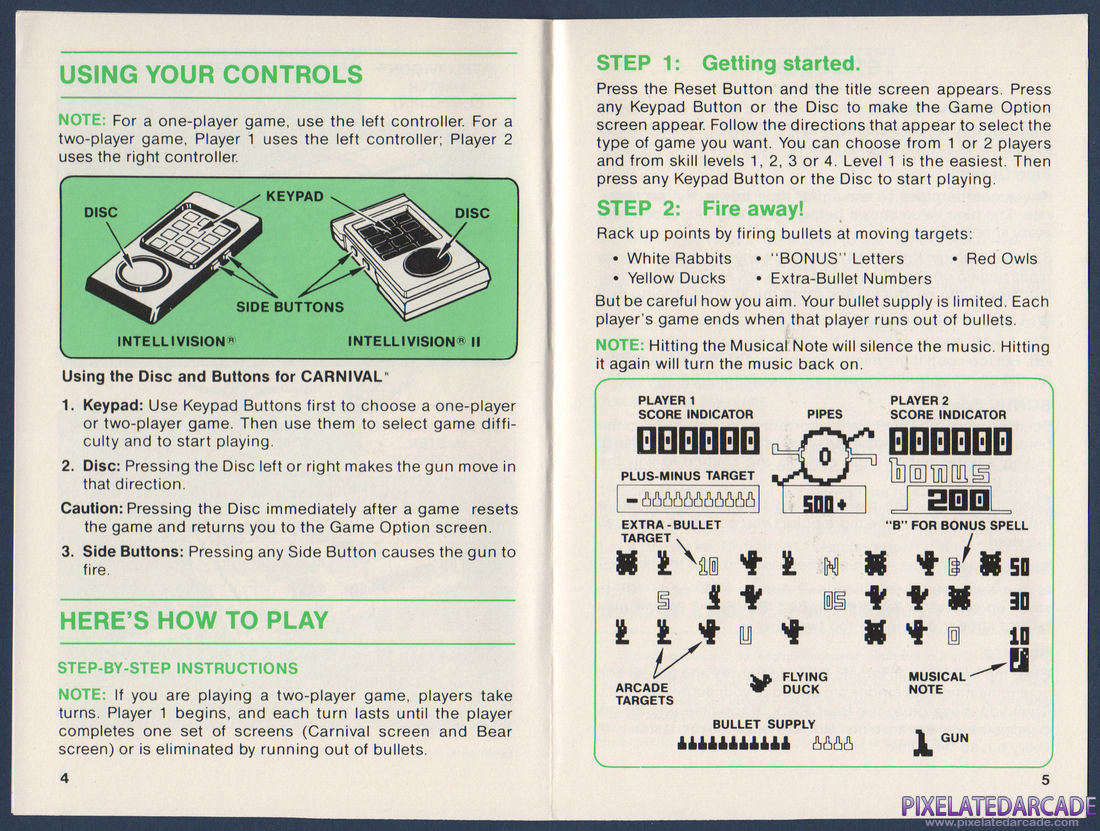 Carnival: Instruction Manual - Page 3