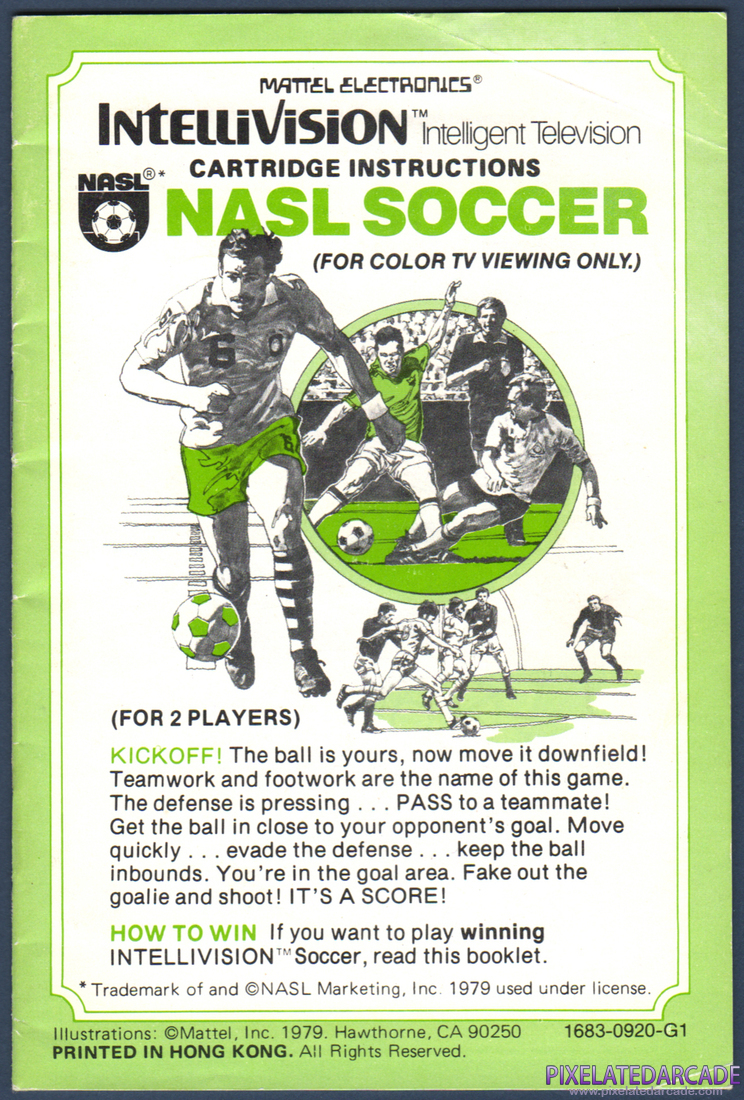NASL Soccer: Instruction Manual - Page 1