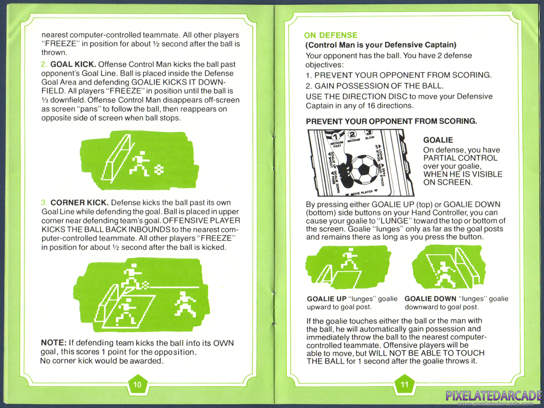 NASL Soccer: Instruction Manual - Page 7