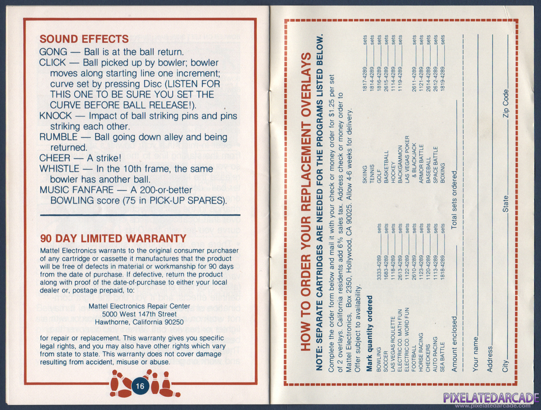 PBA Bowling: Instruction Manual - Page 10