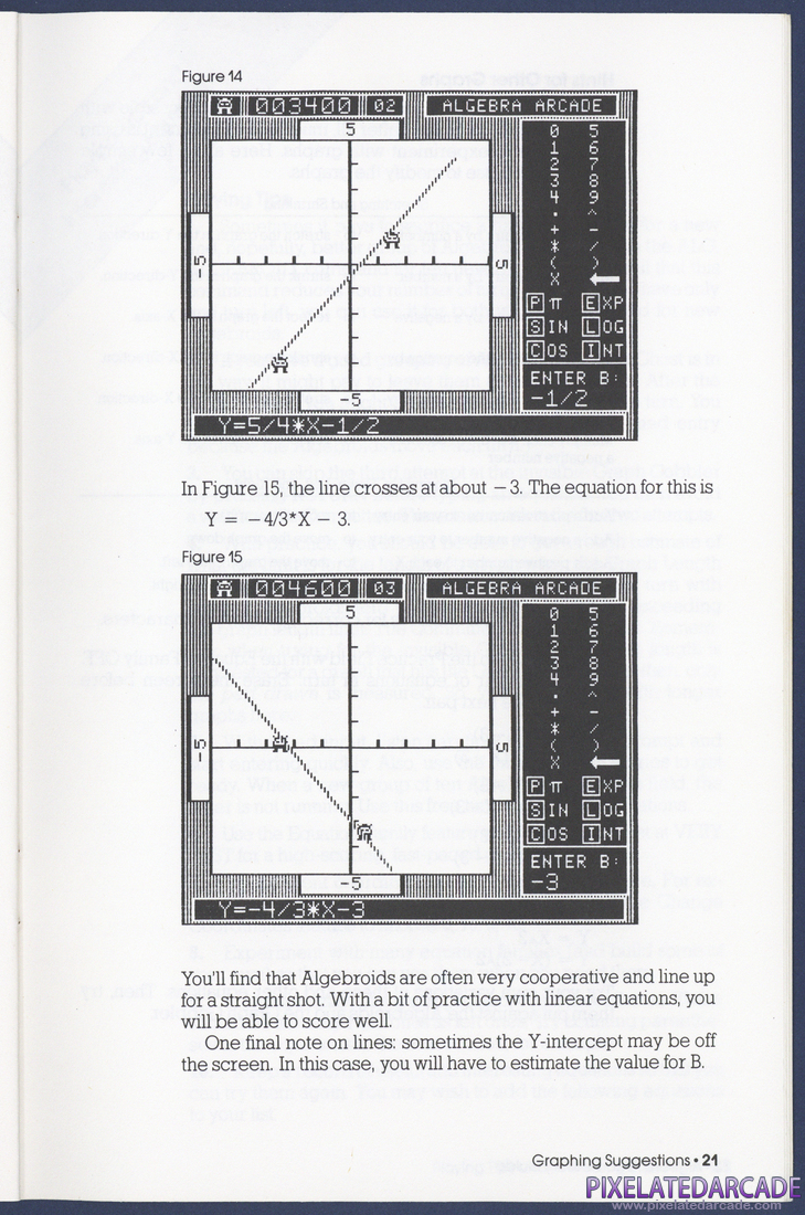 Algebra Arcade: Instruction Manual - Page 21