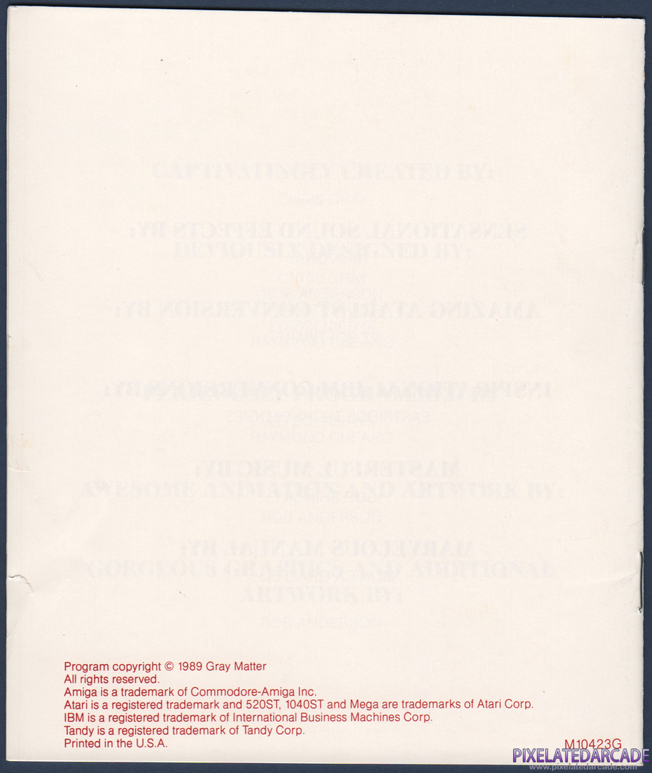 Fiendish Freddy's Big Top O' Fun: Fiendish Freddy's Big Top O' Fun Instruction Manual - Page 17