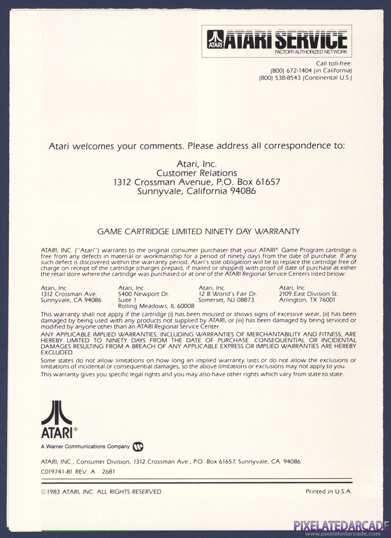 Battlezone: Instruction Manual - Page 4