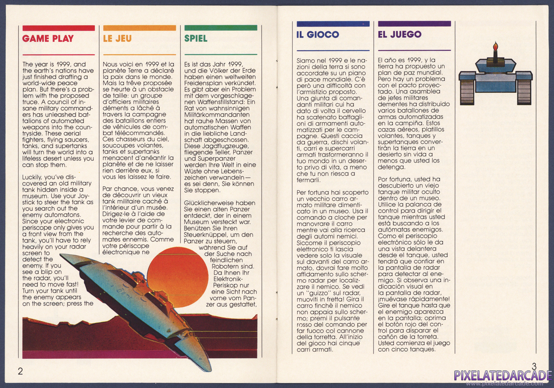 Battlezone: Instruction Manual - Page 3