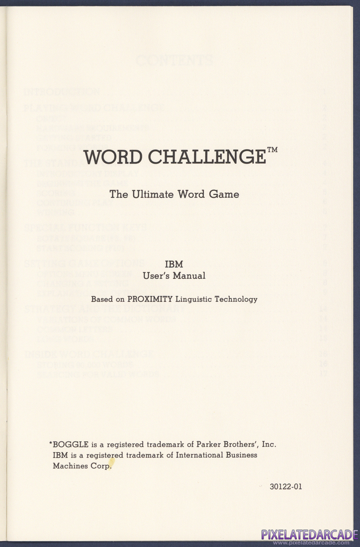 Word Challenge: Instruction Manual - Page 2