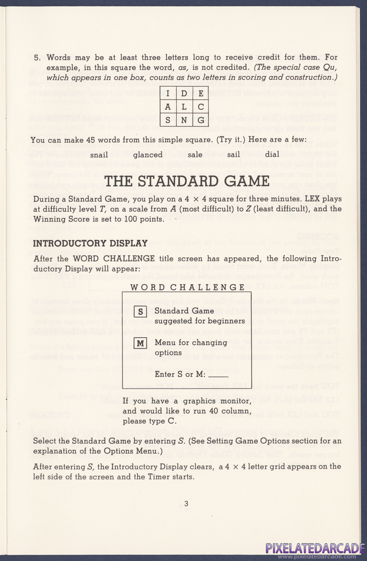 Word Challenge: Instruction Manual - Page 6