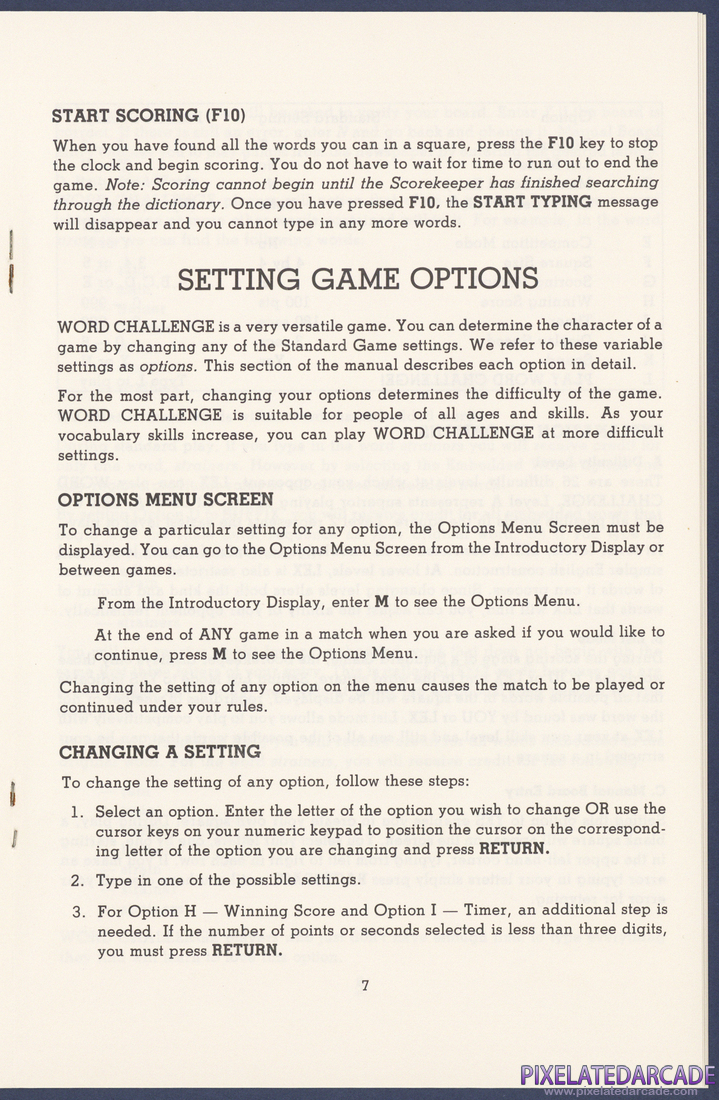 Word Challenge: Instruction Manual - Page 10