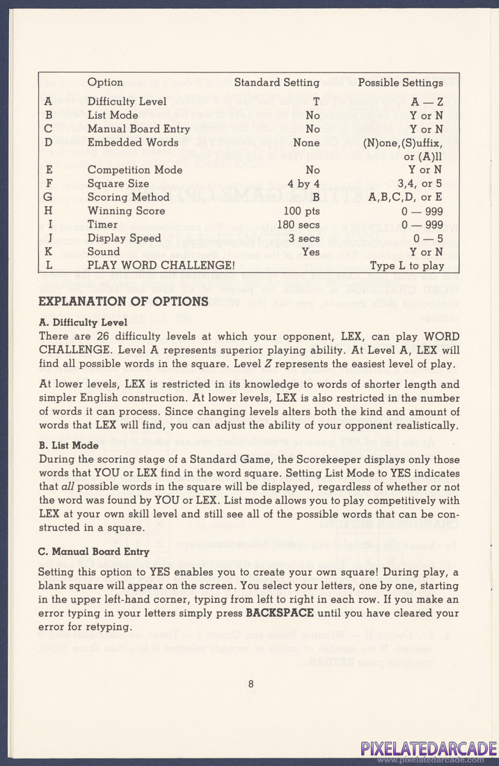 Word Challenge: Instruction Manual - Page 11