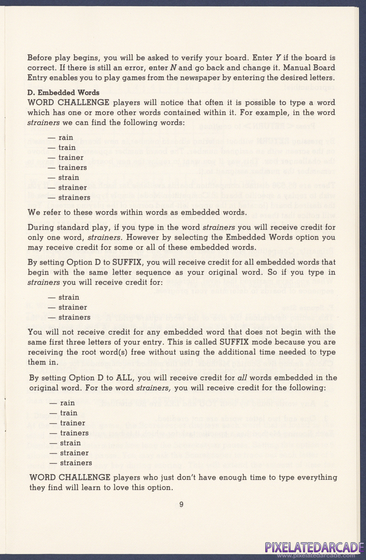 Word Challenge: Instruction Manual - Page 12