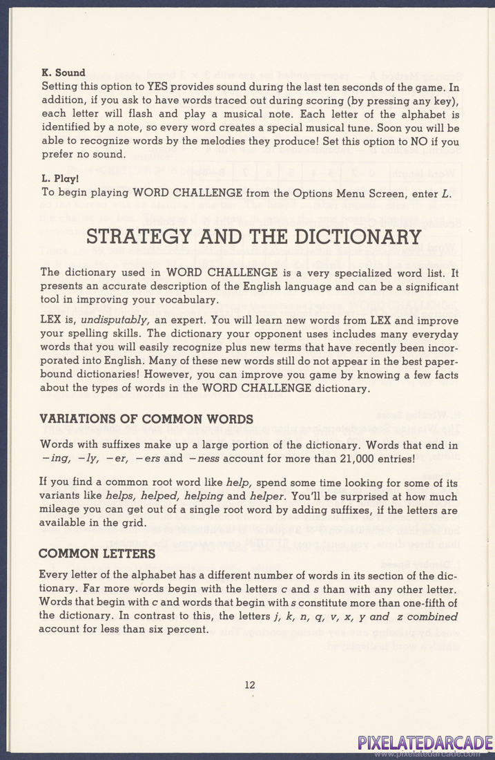 Word Challenge: Instruction Manual - Page 15