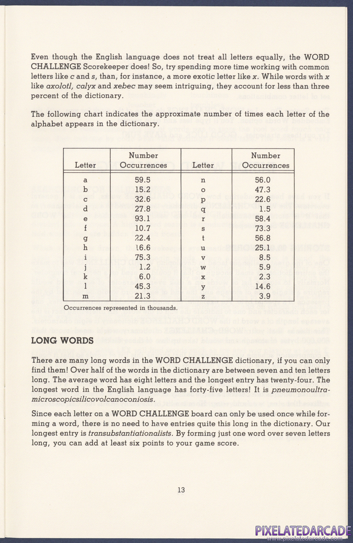 Word Challenge: Instruction Manual - Page 16