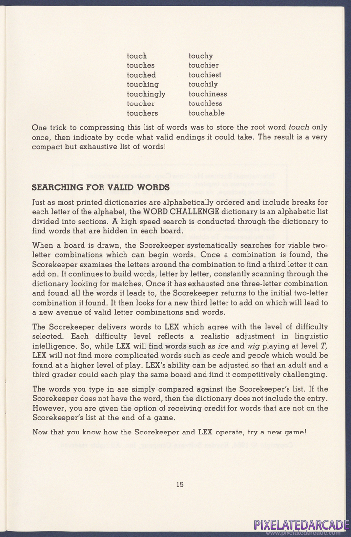 Word Challenge: Instruction Manual - Page 18