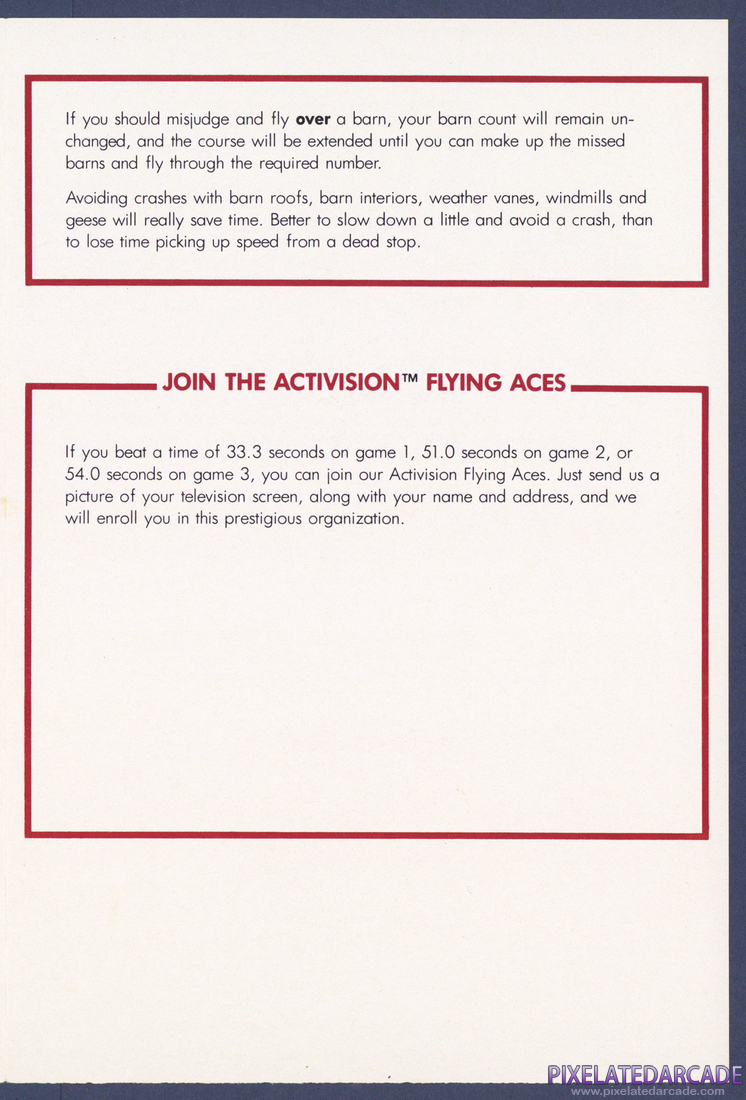 Barnstorming: Instruction Manual - Page 4
