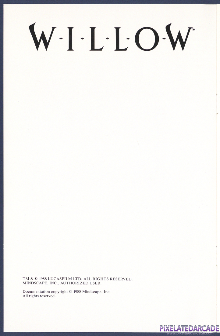 Willow: Instruction Manual - Page 2