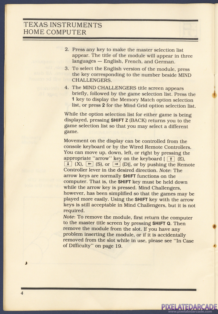 Mind Challengers: Instruction Manual - Page 4