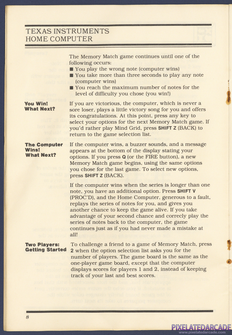 Mind Challengers: Instruction Manual - Page 8