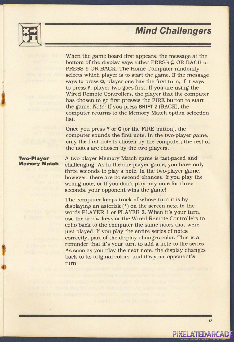 Mind Challengers: Instruction Manual - Page 9