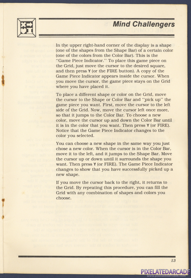Mind Challengers: Instruction Manual - Page 13