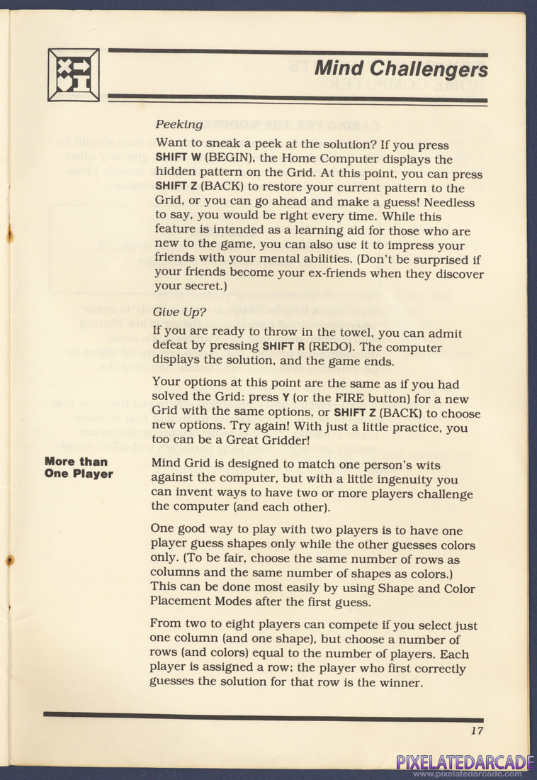 Mind Challengers: Instruction Manual - Page 17