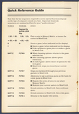 Quick Reference Guide