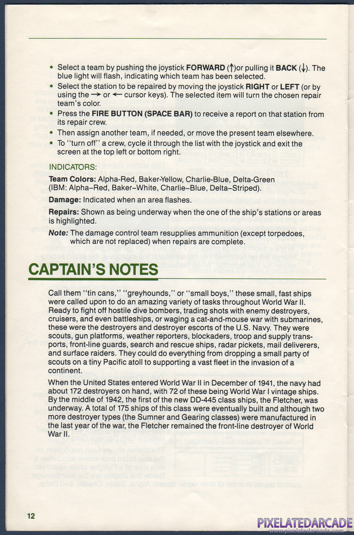 Destroyer: Instruction Manual - Page 13
