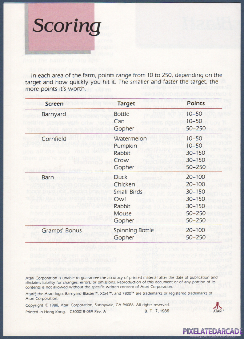 Barnyard Blaster: Instruction Manual - Page 3