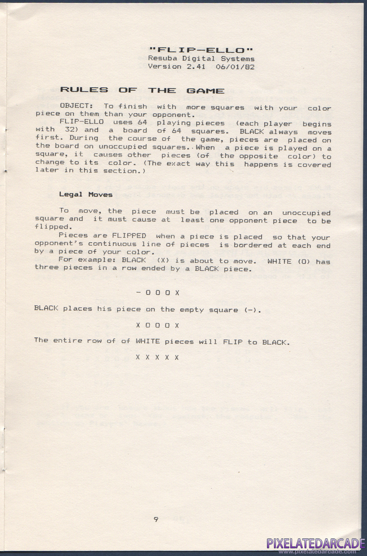 FLIP-ELLO: FLIP-ELLO Instruction Manual - Page 10