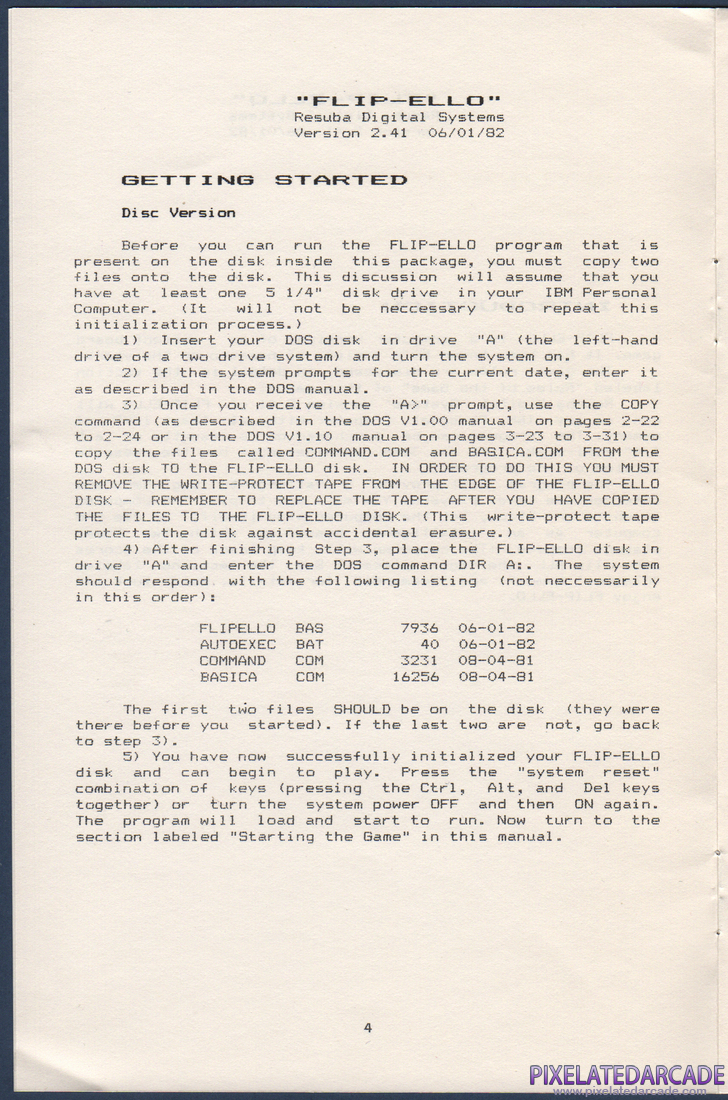 FLIP-ELLO: FLIP-ELLO Instruction Manual - Page 5
