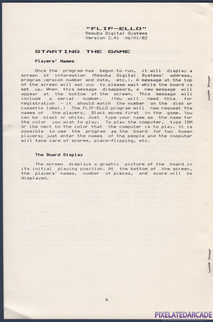 FLIP-ELLO: FLIP-ELLO Instruction Manual - Page 7